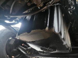 after image of oil pan replacement